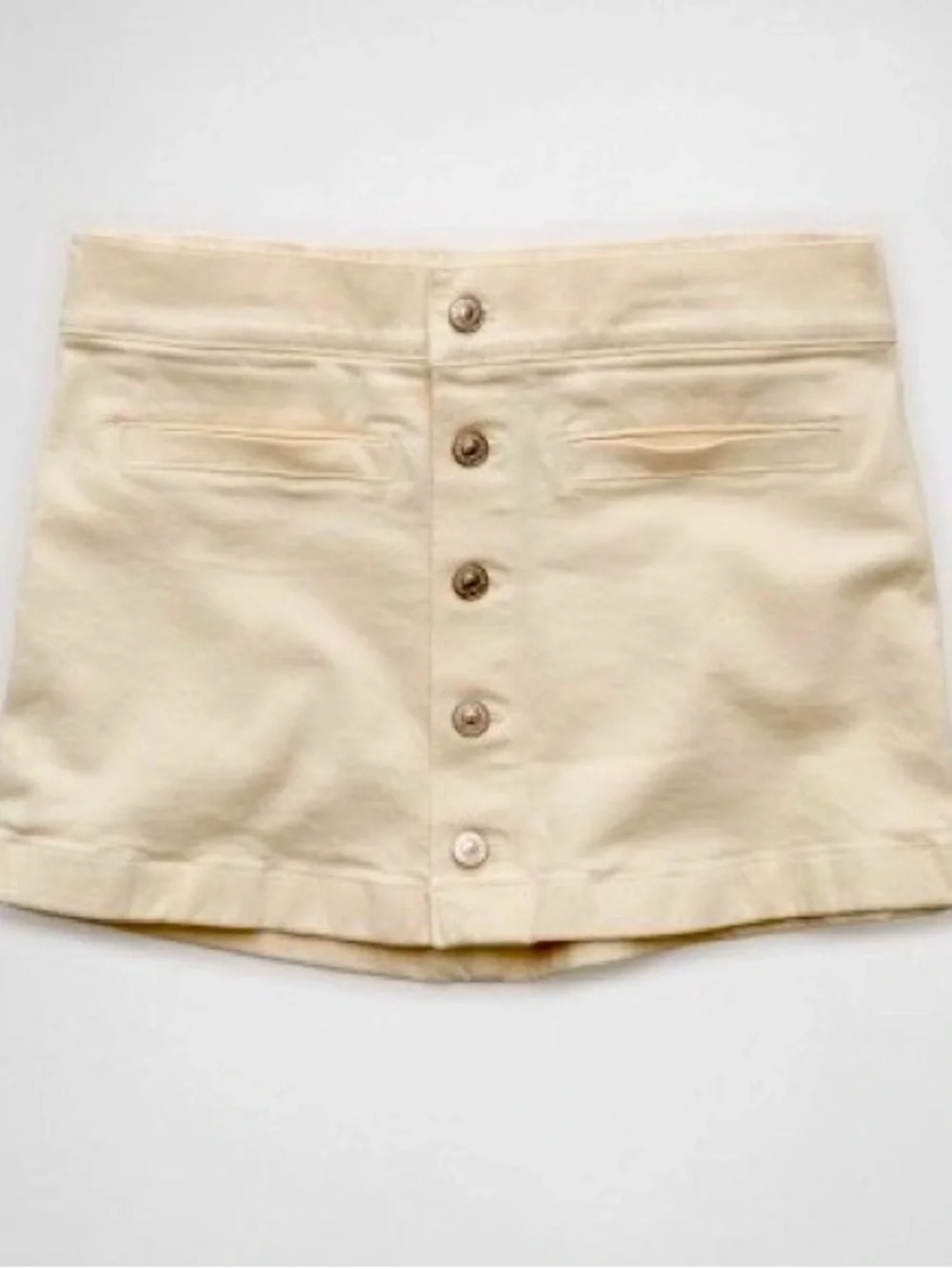 American Eagle Outfitters ivory stretch